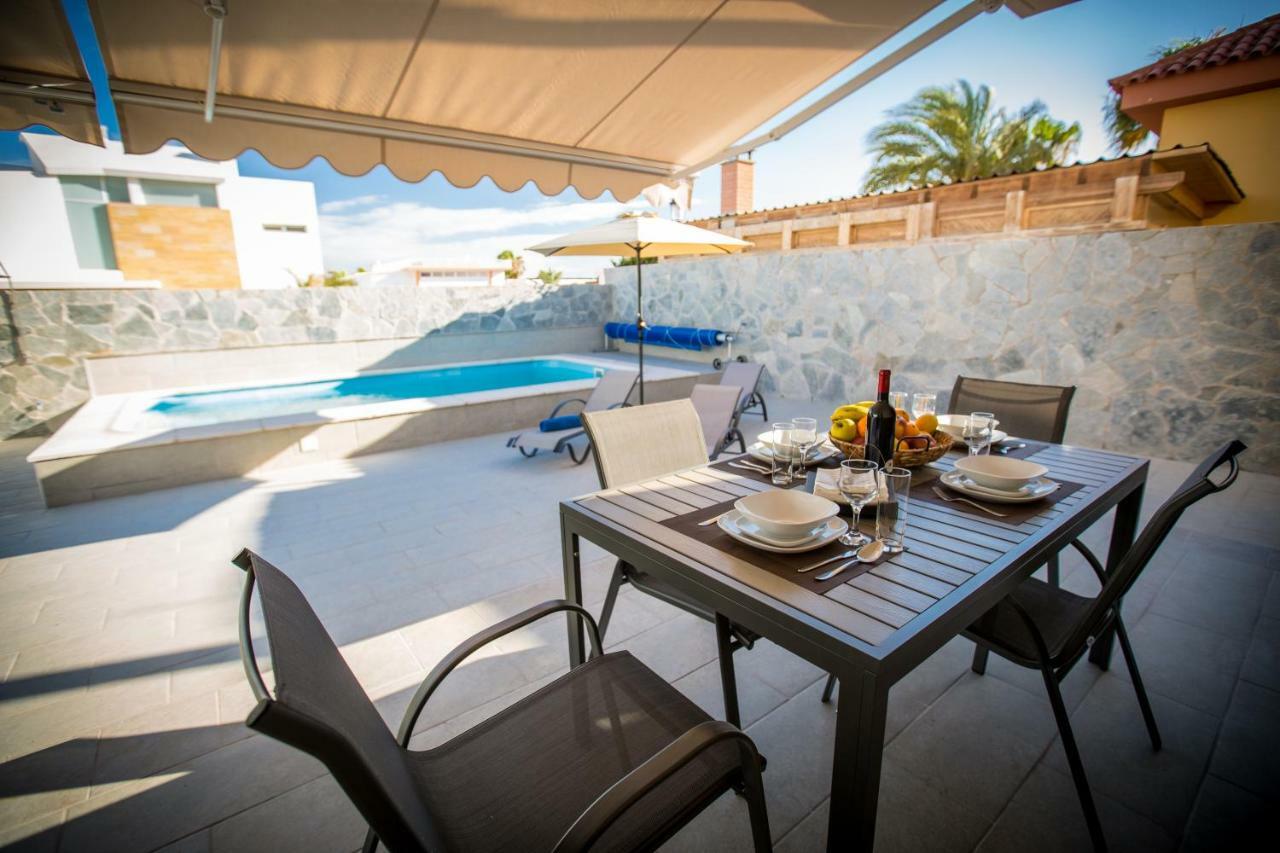 Villa Jandia Modern New Apartment Morro Jable Private Heated Pool Big Terrace And Parking Exterior foto